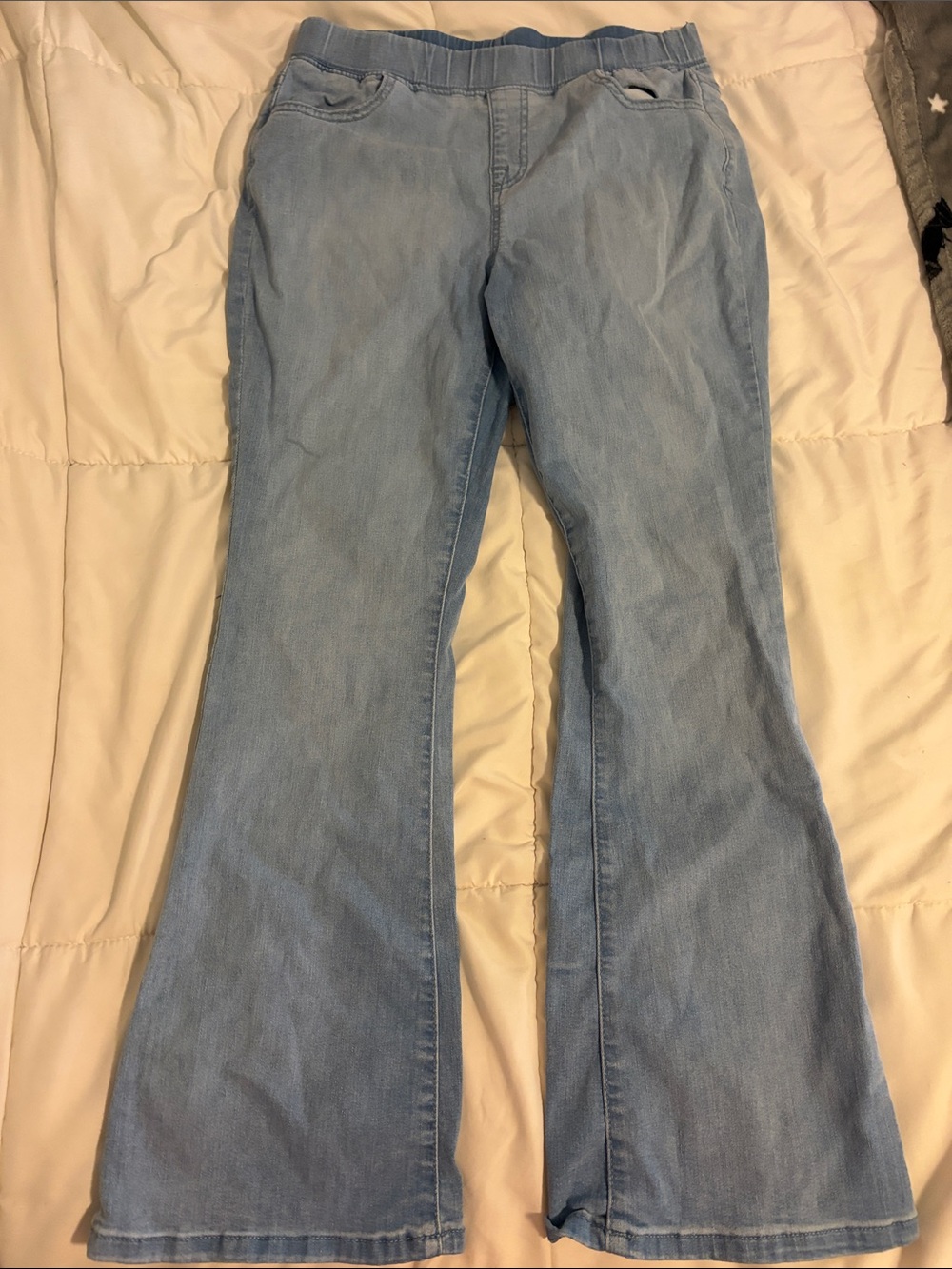 Cat & Jack Light Wash Stretchy Flare Jeans